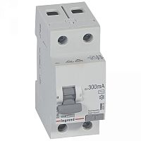 Выключатель дифференциальный (УЗО) RX3 2п 40А 300мА тип AC | код. 402033 |  Legrand